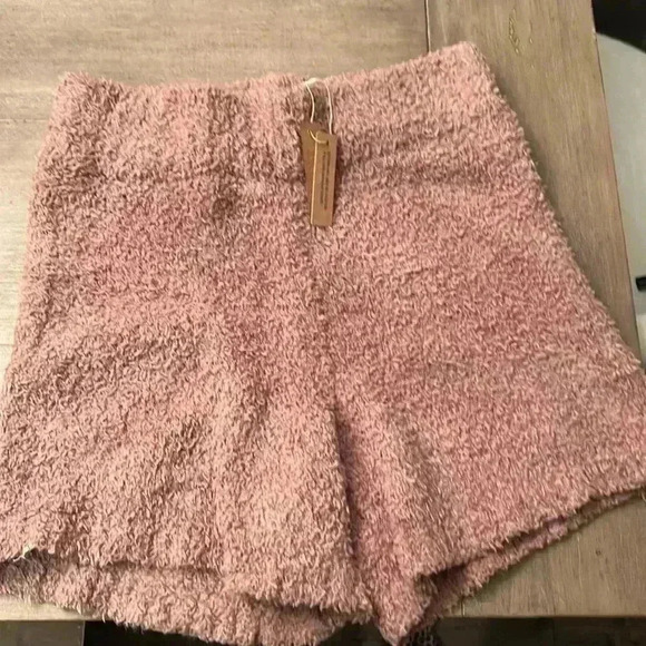 Skims cozy knit shorts in rose clay size s/m - Picture 1 of 2